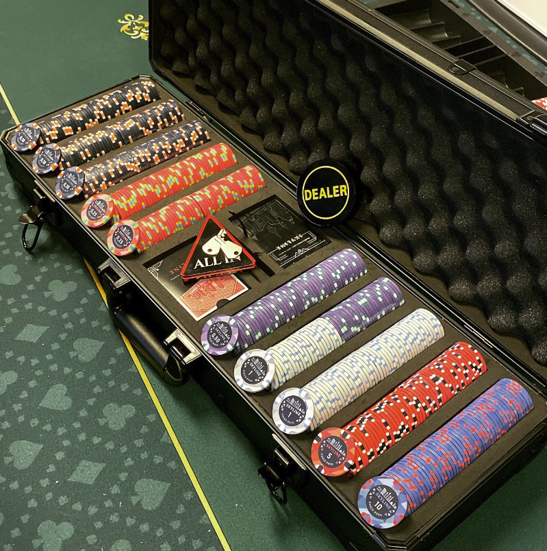 Jeton de poker CROWN 500 - en clay composite avec insert métal