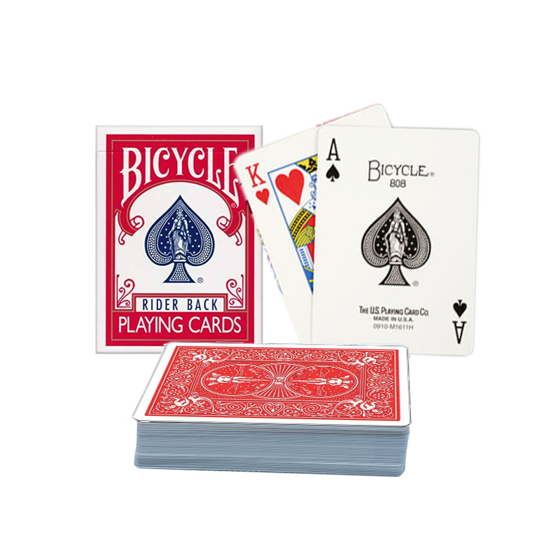 Poker Cards Bicycle Paper Red 2 Index