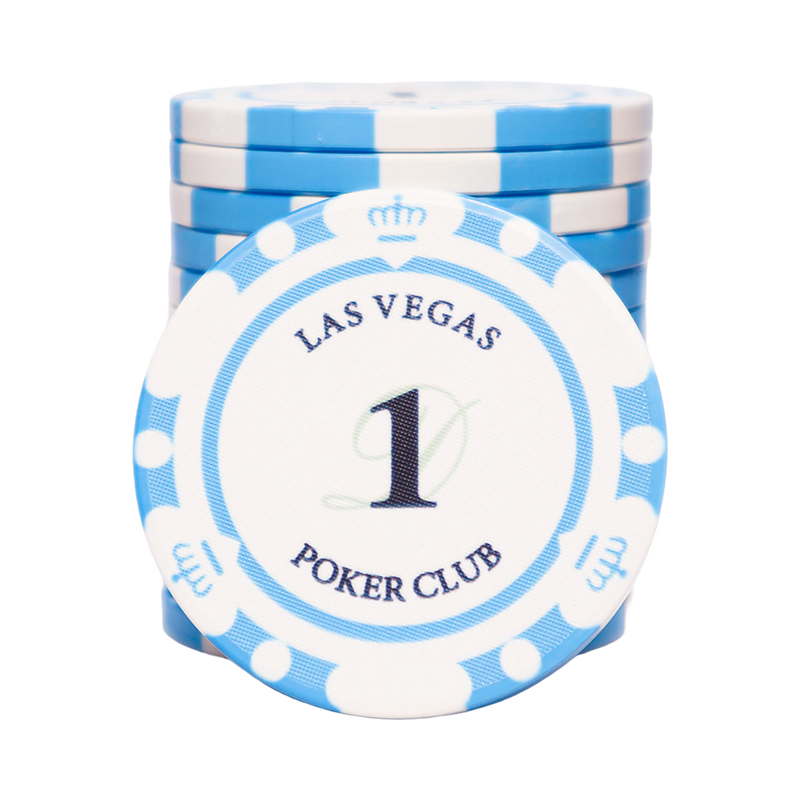 Ceramic Las Vegas Poker Chip 1
