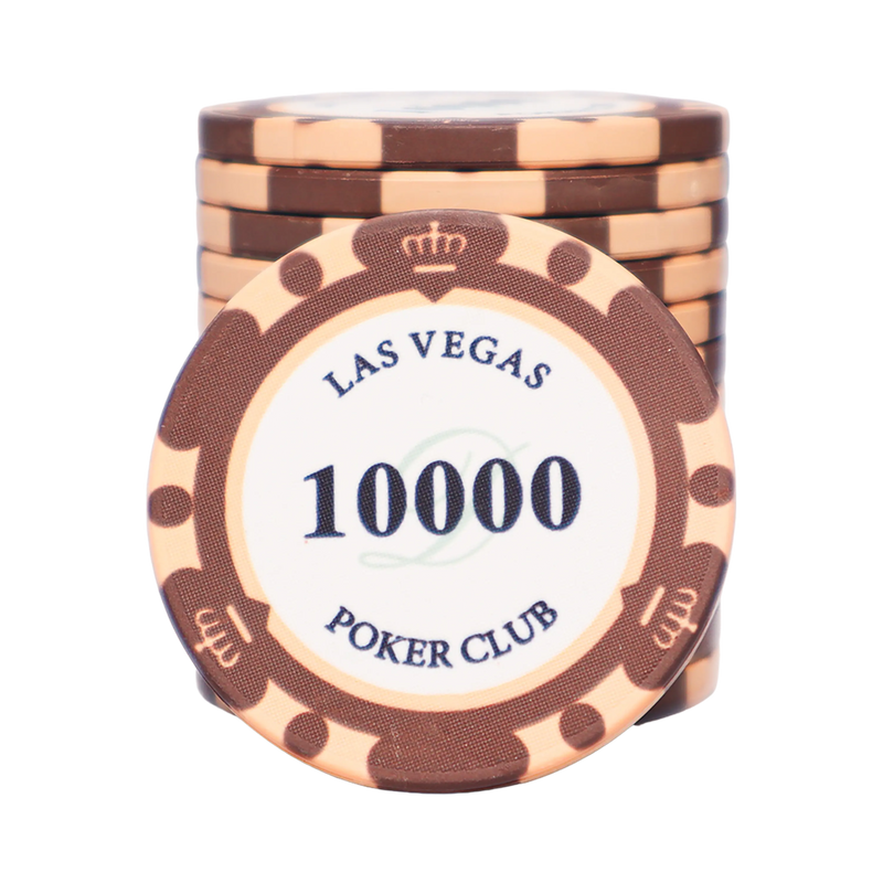 Ceramic Las Vegas Poker Chip 10.000