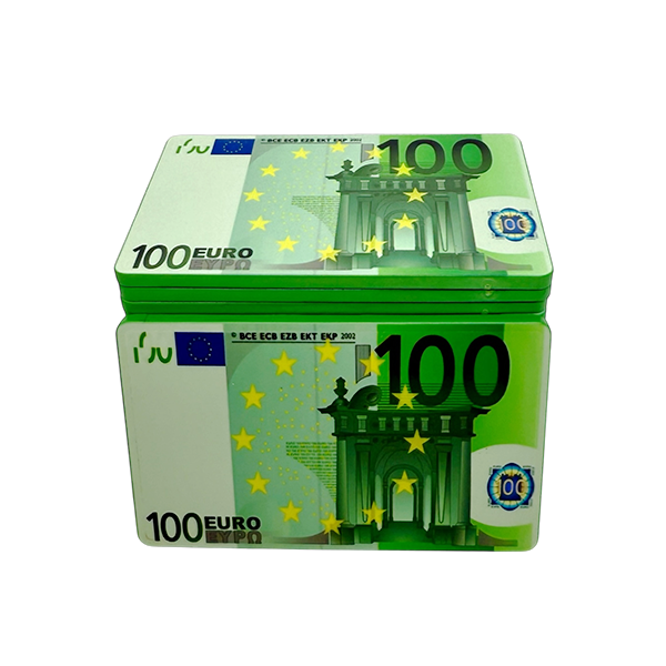 Ceramic Poker Plaque Euro 100 - side view