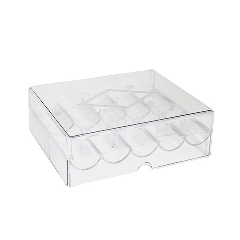 pokerchip tray holder 200 pcs closed lid cover