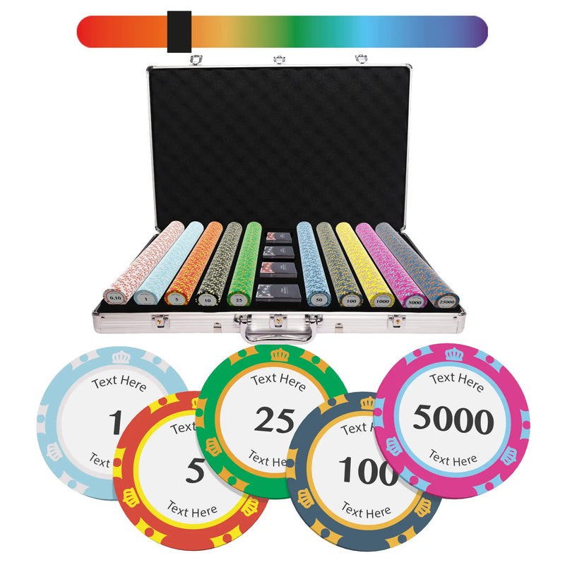 Custom Ceramic Poker Set 1000