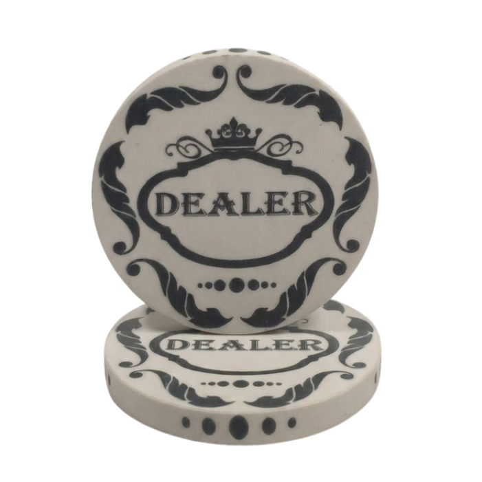 Dealer Button Ceramic Crown