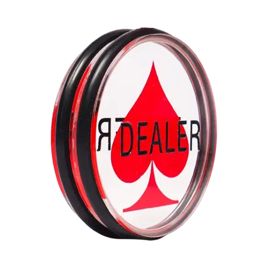 Dealer Button Spade Acrylic - view 2