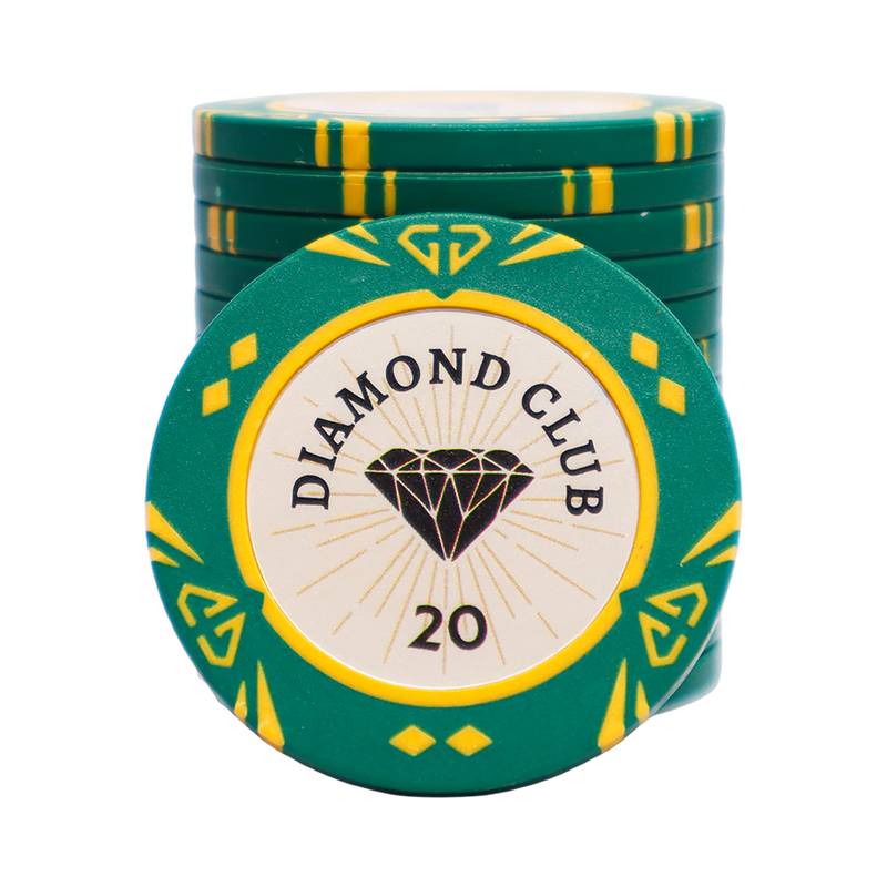 Diamond Club Poker Chip 20