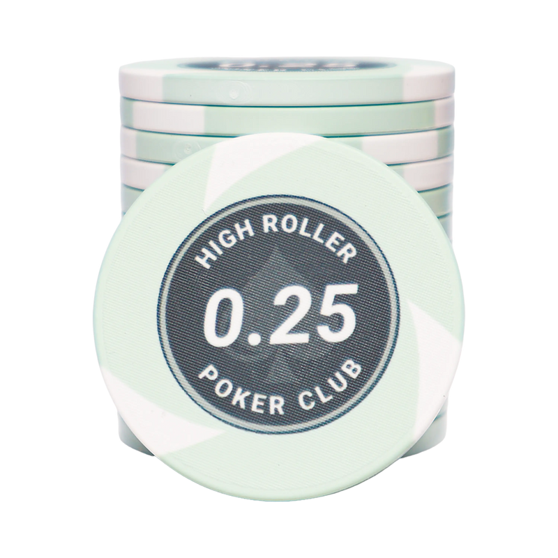 High Roller Poker Chip 0.25