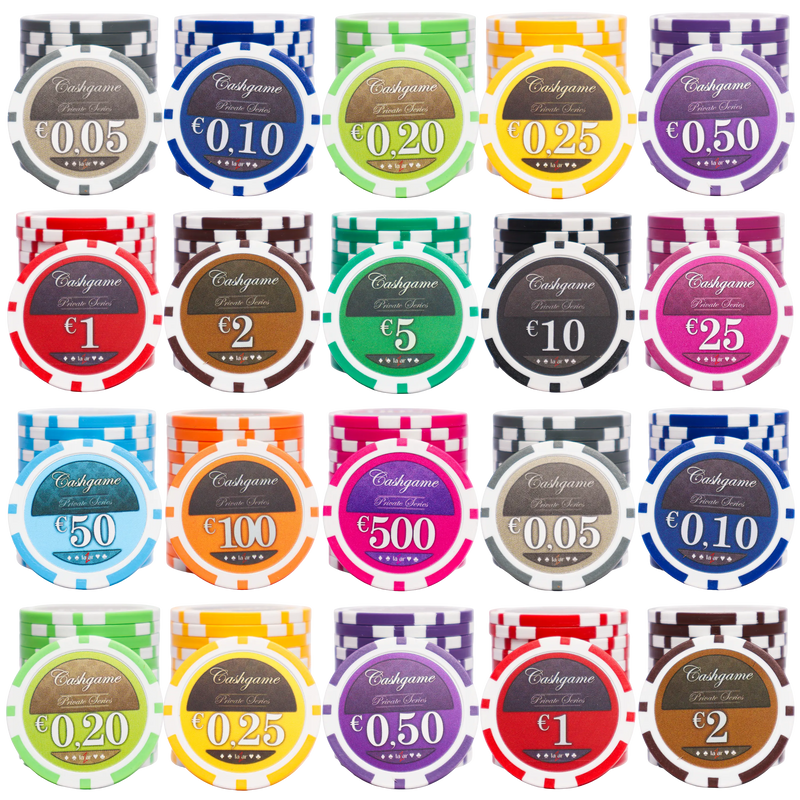 Jetons de Poker Lazar Cash Game 750 pcs