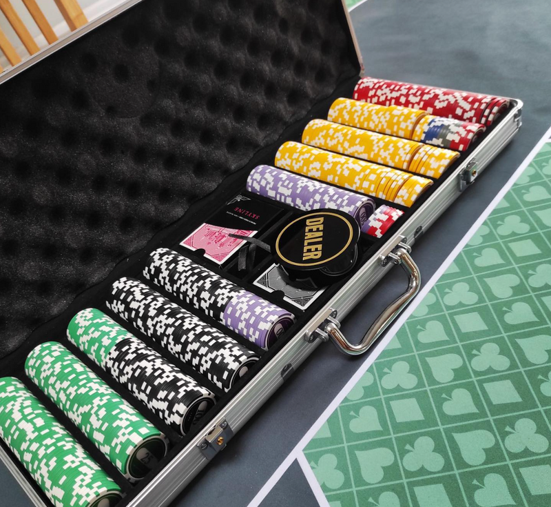 Poker Chips Set Lazar Tournament 500