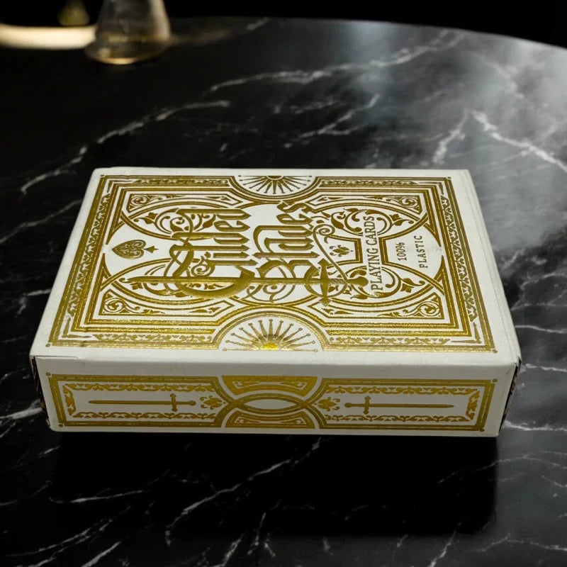 plastic cards glided blades gold limited