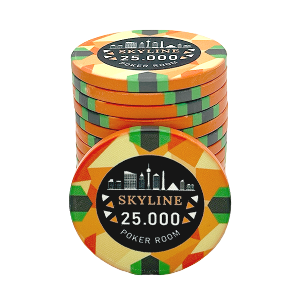 Skyline Ceramic Poker Chip 25.000