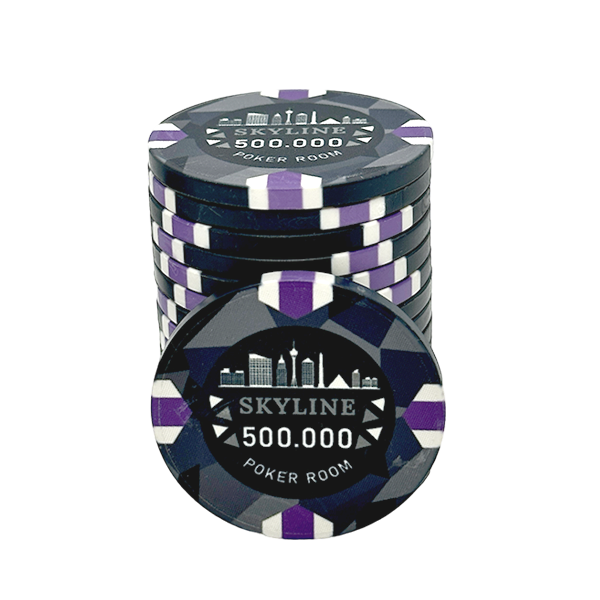 Skyline Ceramic Poker Chip 500.000