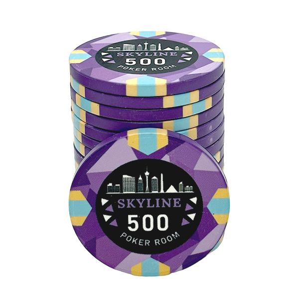 Skyline Ceramic Poker Chip 500