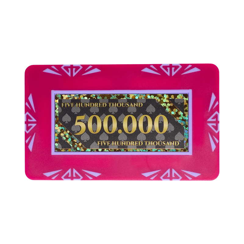 Poker Plaque Diamond 500.000