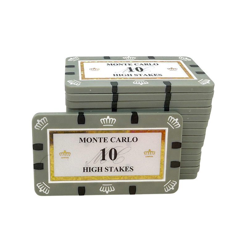monte carlo poker plaque stack 10 high stake