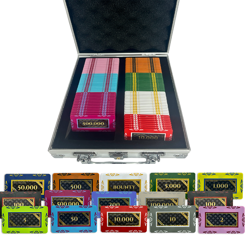 diamond poker plaque set 100, overview of our colorful poker plaque collection