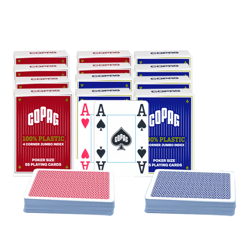 Poker Playing Cards COPAG Plastic 4 Index 12pcs - view 2