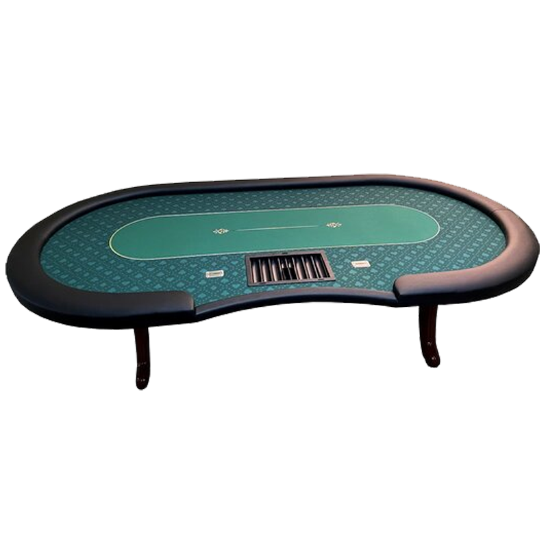 poker table casino deluxe green with black edges