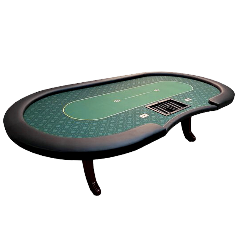 poker table casino deluxe green with black edges