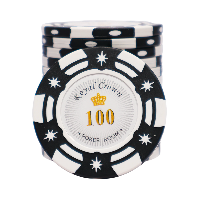Royal Crown Poker Chip 100