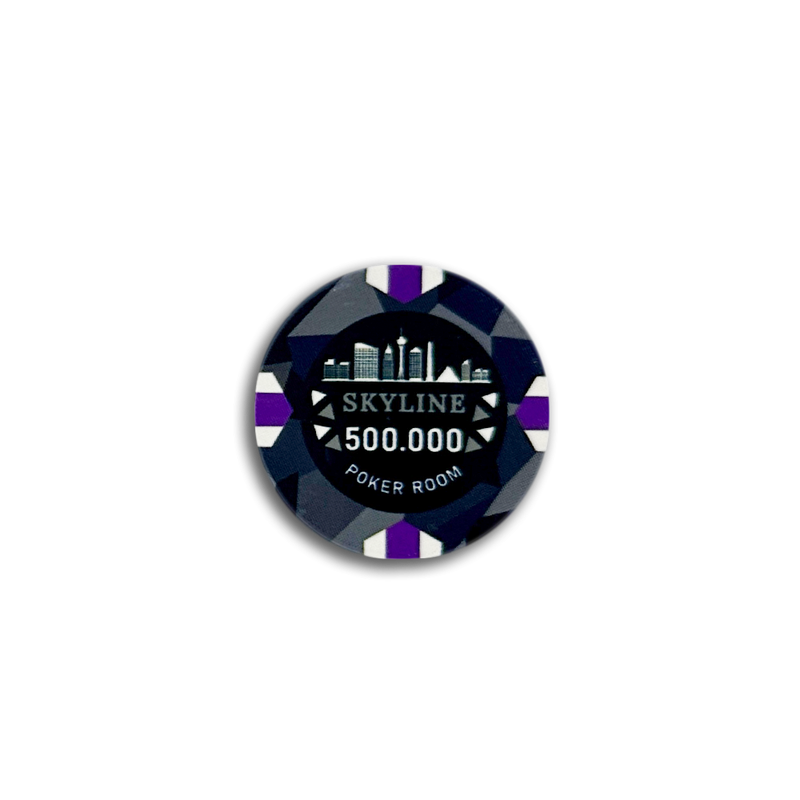 Skyline Ceramic Poker Chip 500.000