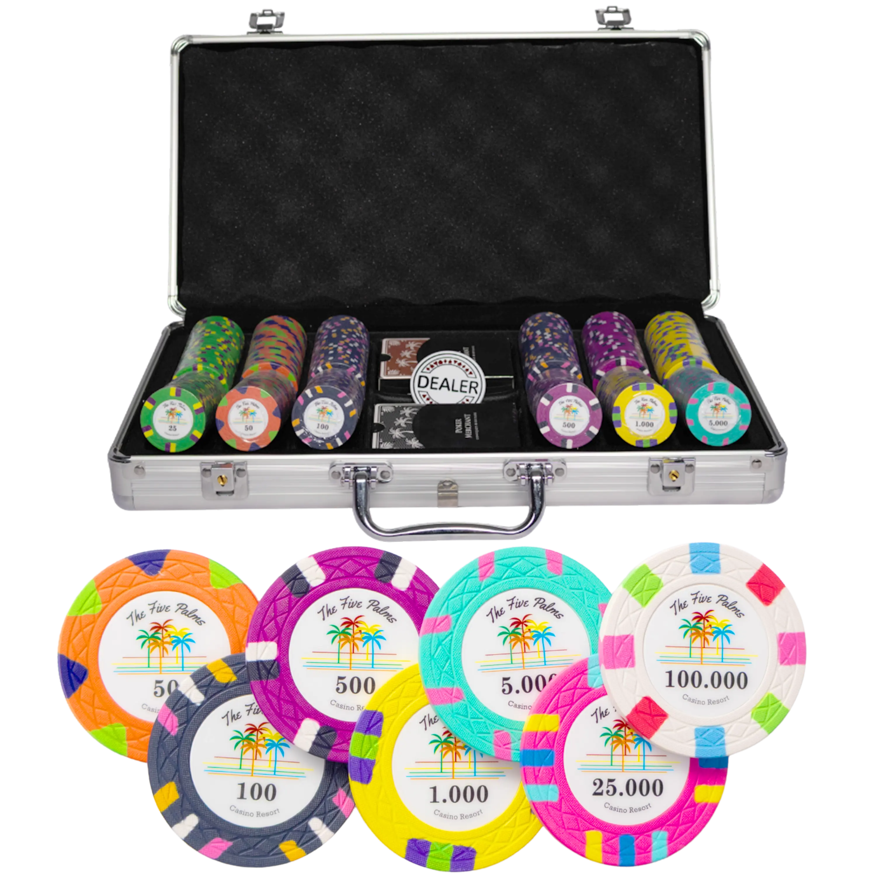 Pokerchips De Vijf Palmen 300 | Poker Merchant