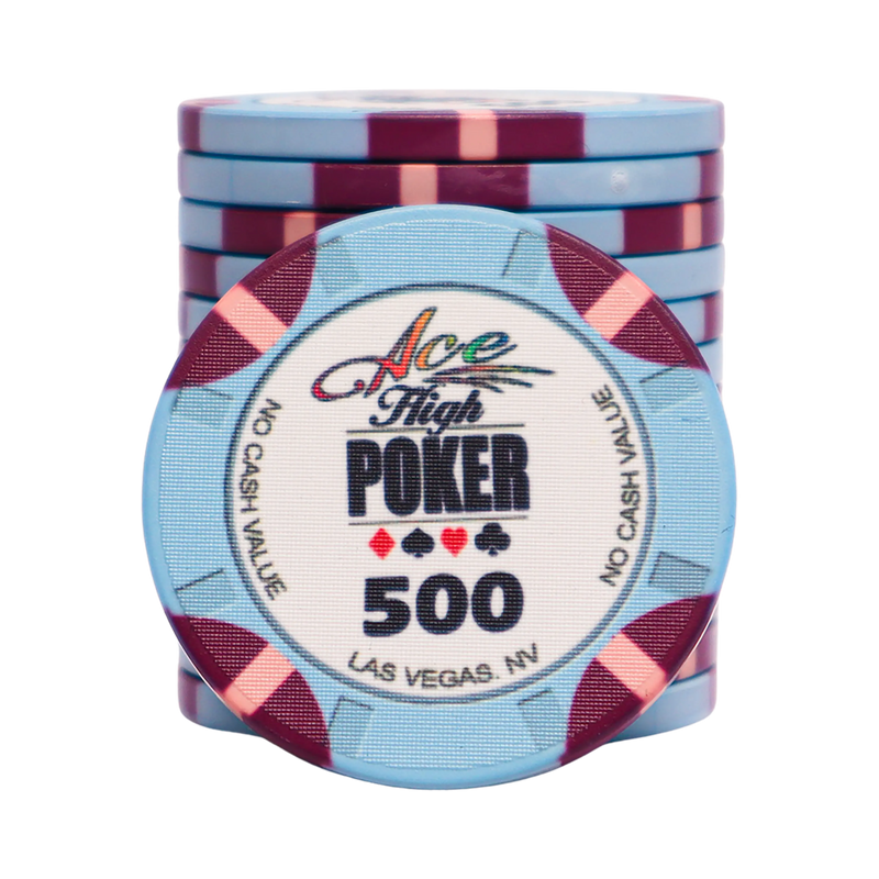 WSOP Ace High Poker Chip 500