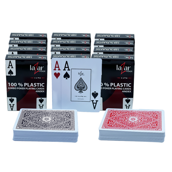 Poker Cards Lazar 1070 Plastic 2 Index 12pcs