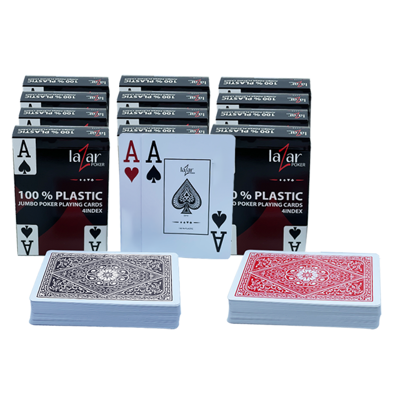Poker Cards Lazar 1070 Plastic 2 Index 12pcs