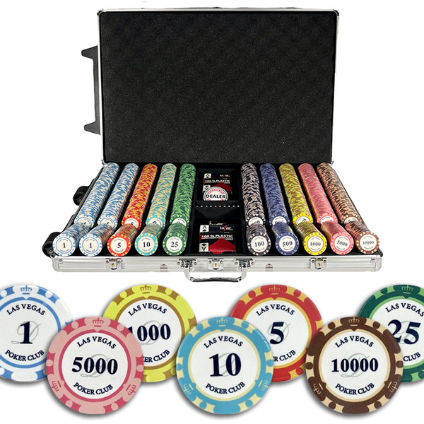 Poker Set Las Vegas Ceramic 1000
