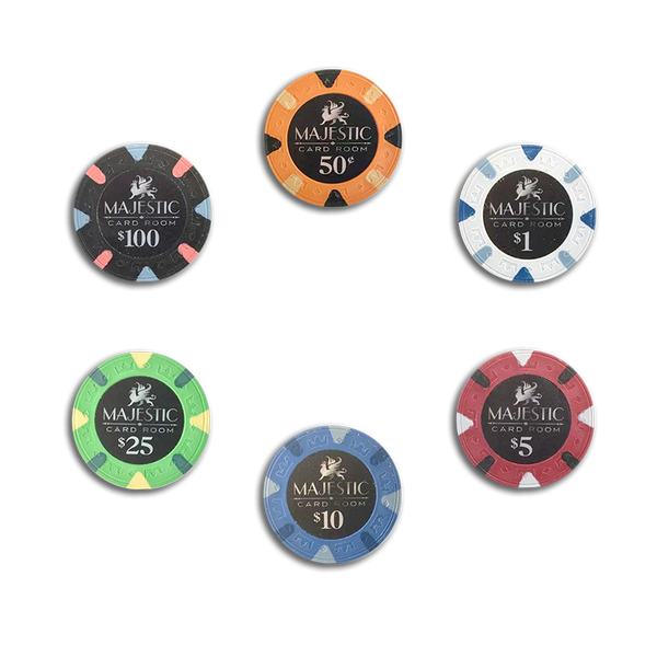Poker Chips Set Majestic 500