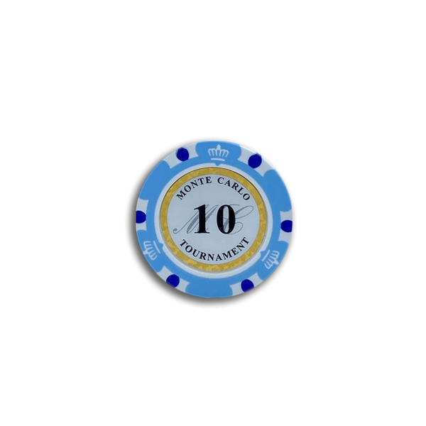Monte Carlo Poker Chip 10