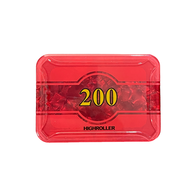 Poker Plaque Highroller 200