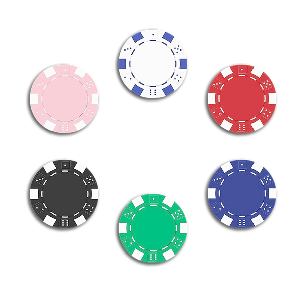 Poker Chips Set The Dice 500