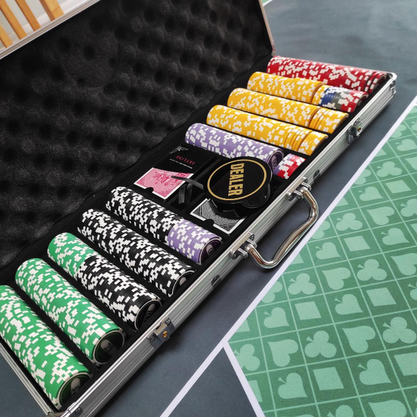 Facets:Coffret Poker en cuir Blue®. | & Co. France Facets:Coffret Poker en cuir Blue®. | & Co. France