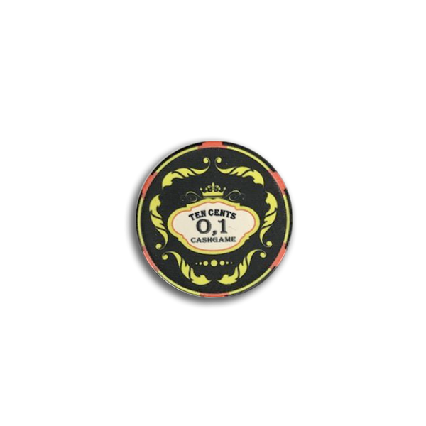 Ceramic Crown Poker Chip 0.1