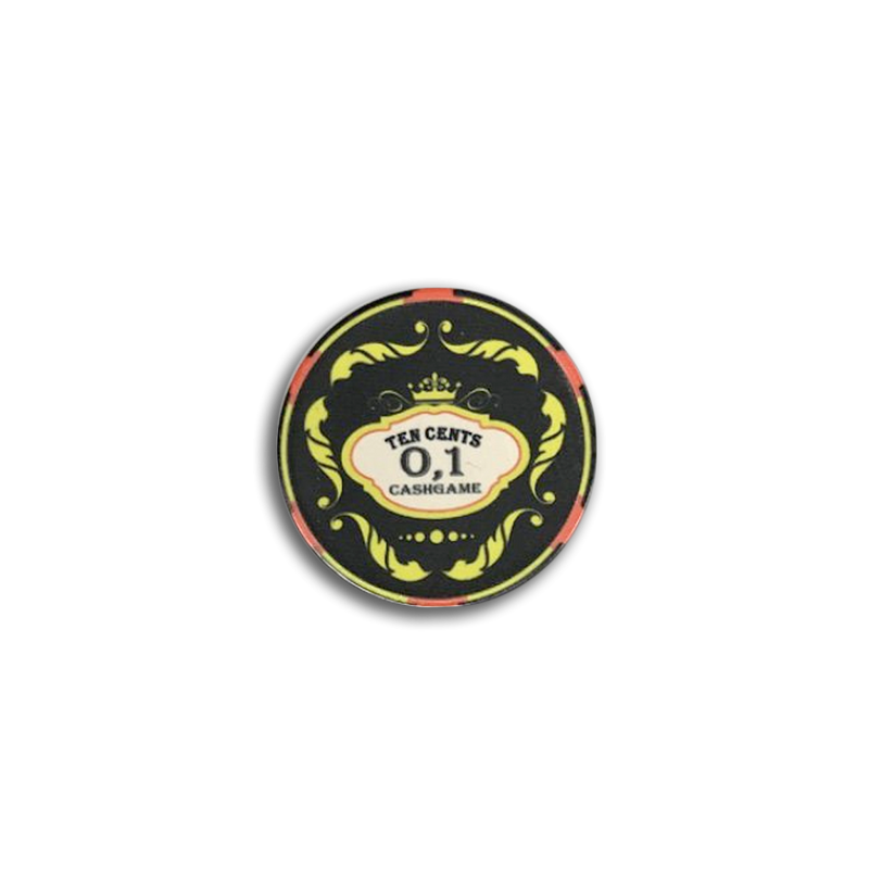 Ceramic Crown Poker Chip 0.1