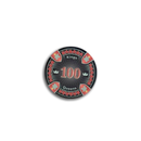 poker chip fiche kings en queens 100 black red