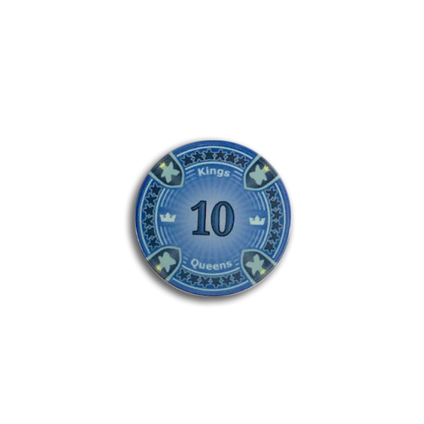 Kings & Queens Poker Chip 10