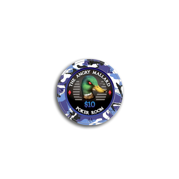 Angry Mallard Cash Game Poker Chip 10