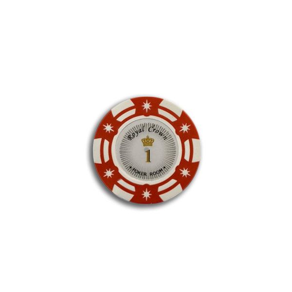 Royal Crown Poker Chip 1