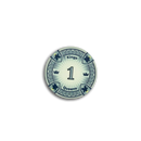 poker chip fiche kings en queens 1 grey