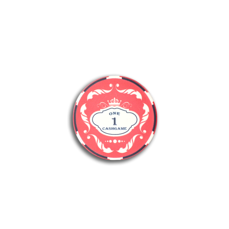 Ceramic Crown Poker Chip 1