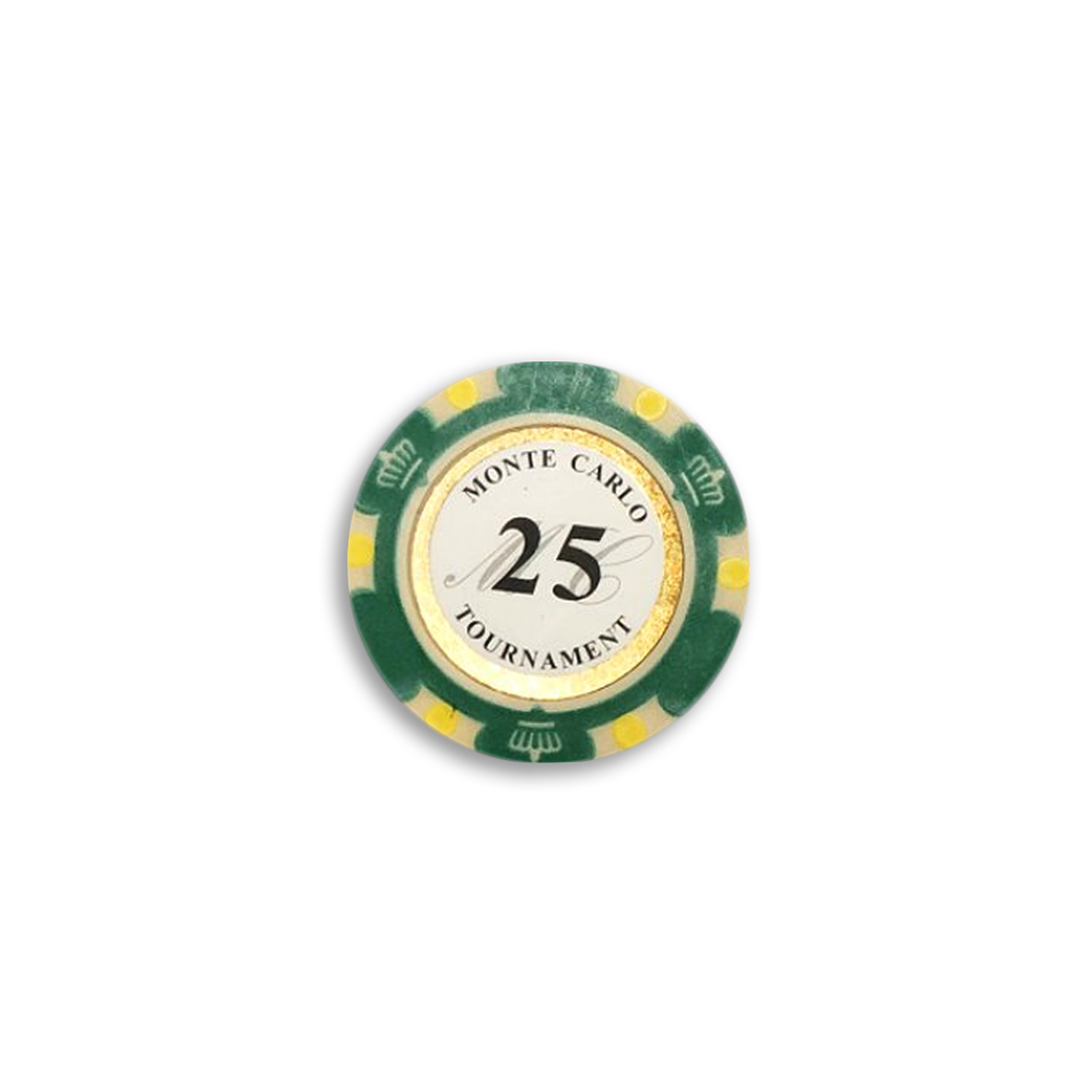 Monte Carlo Poker Chip 25 | Poker Merchant