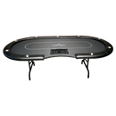 black poker table