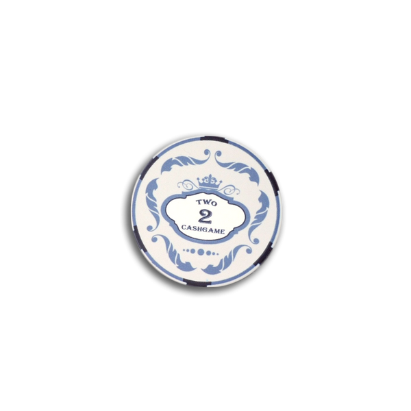 Ceramic Crown Poker Chip 2