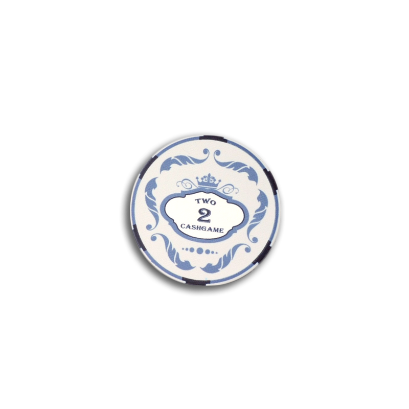 Ceramic Crown Poker Chip 2