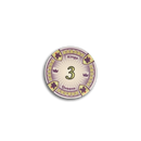 poker chip fiche kings en queens 3 white yellow