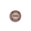 poker chip fiche kings en queens 5.000 light red