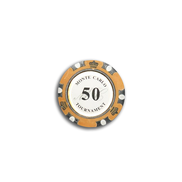 Monte Carlo Poker Chip 50